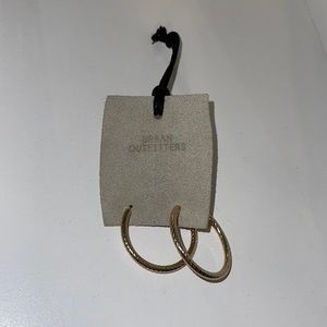 Urban outfitters gold hoop earrings NWT